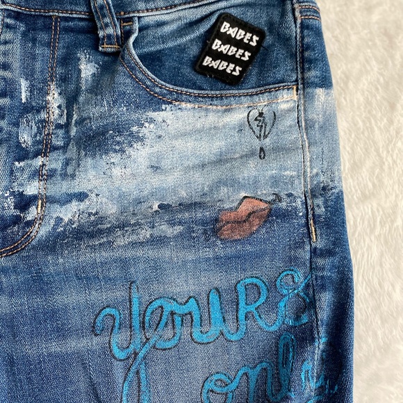 American Eagle graphic jeggings - Picture 7 of 11